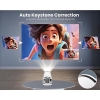 Magcubic Mini Projector Supports 4K, Full HD 1080P, 180° Rotatable Projector with 2.4/5G WiFi Bluetooth 5.0