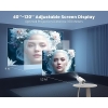 Magcubic Mini Projector Supports 4K, Full HD 1080P, 180° Rotatable Projector with 2.4/5G WiFi Bluetooth 5.0