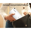Magcubic Mini Projector Supports 4K, Full HD 1080P, 180° Rotatable Projector with 2.4/5G WiFi Bluetooth 5.0