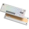 LQXQ SK65 Mechanical Gaming Keyboard, Wireless 60% Aluminum Keyboard, Bluetooth 5.0/2.4GHz/USB-C Wired Hot Swap Custom RGB Backlit Keyboard