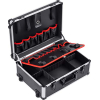 Master tool case trolley made of aluminum with wheels, empty