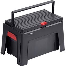 Meister 3-in-1 Stool – Tool Box & Storage, Stable, 150kg Load Capacity