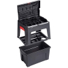 Meister 3-in-1 Stool – Tool Box & Storage, Stable, 150kg Load Capacity