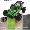 ACAMMZAR AT3 Ferngesteuertes Auto, RC Auto für Jungen 60+min Laufzeit mit 2 Batterien, 2WD 2,4GHz Offroad Elektro Spielzeugauto mit LED Lichtern, Geschenk für 6 7 8 jährige Kinder Erwachsene