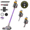 Aspiradora sin cable Anyson 45000 Pa/550 W/70 min, aspiradora sin cable de 1,6 L, súper silenciosa, aspiradora sin cable con carga automática con pantalla LED/cepillo antienredos, aspiradora escoba para superficies duras