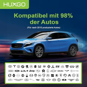 HUXGO® Wireless Adapter 2in1 CarPlay and Android Auto, Mini Wireless CarPlay Adapter, Compatible with Apple and Android Devices