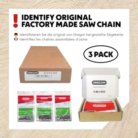 Oregon 35 cm – 3/8 inch LP Low Kickback 3-piece saw chain