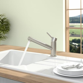 Grifo de cocina Villeroy & Boch AS, de alta presión, con cartucho cerámico y 360°
