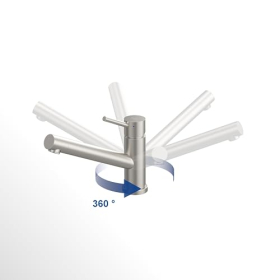 Grifo de cocina Villeroy & Boch AS, de alta presión, con cartucho cerámico y 360°
