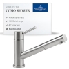 Villeroy & Boch - Grifo para fregadero de cocina de acero inoxidable macizo