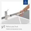 Villeroy & Boch - Grifo para fregadero de cocina de acero inoxidable macizo