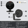 Logitech Überwachungskamera, Schwarz, 1 Stück