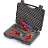 KNIPEX 3-piece tool set, professional assembly set, robust storage