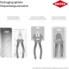 Destornillador de punta plana Knipex, mango aislado, VDE, 202 mm
