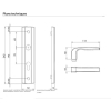 Bricard 9910191 - Juego de placas blindadas para puerta de entrada (para cilindro europeo), color ámbar