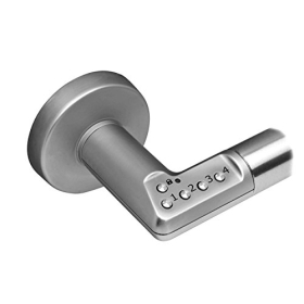 Assa Abloy Digitaler Türbeschlag Codegriff - Innentürbeschlag mit PIN-Code - Silber