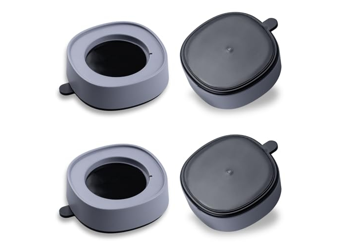 4er-Set Waschmaschinenfüße Grau – Universelle Anti-Vibrationsdämpfer & Rutschschutz 4er-Set Waschmaschinenfüße Grau – Universelle Anti-Vibrationsdämpfer & Rutschschutz