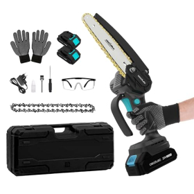 Cecotec MontanaForce 6000 Akku-Astsäge mit 2 Akkus und Koffer