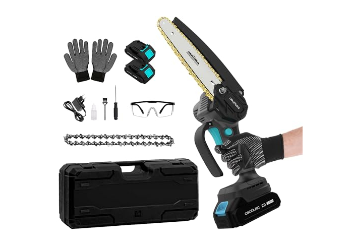 Cecotec MontanaForce 6000 Akku-Astsäge mit 2 Akkus und Koffer Cecotec MontanaForce 6000 Akku-Astsäge mit 2 Akkus und Koffer