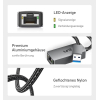 USB Ethernet адаптер Uni 3.0, 1000 Мбіт/с, підтримує MacBook, ПК, ноутбуки, без драйверів