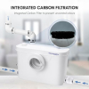 Aquamatix sanitary pump 400W – 3 connections, 100l/min, activated carbon filter