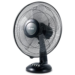 Ardes Tischventilator 40 cm, oszillierend, 5 Flügel, 3 Geschwindigkeitsstufen 