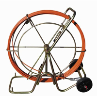 ATM 770960 - Self-holding fiberglass thread guide with container Ø 900 mm with wheels (length 60 m; Ø 9 mm)