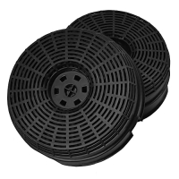 2 x фильтра с активированным углем AllSpares для вытяжек, Ø 142 мм, подходят для Bosch, Whirlpool, Samsung, Elica