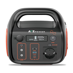 ATZ POWER Powerstation, 296 Wh Akku, 300 W Solargenerator, für Camping & Notfälle