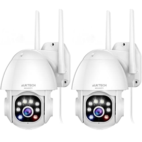 Cámara IP exterior 2K: visión nocturna, detección de movimiento, audio bidireccional, IP66