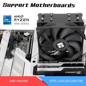 Thermalright Assassin X 120 SE — кулер с 4 тепловыми трубками и тихим вентилятором (Intel/AMD)