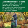 Bosch AXT 25 TC Turbinen-Gartenhäcksler 2500 W mit 53 L Fangbox