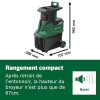 Bosch AXT 25 TC Turbinen-Gartenhäcksler 2500 W mit 53 L Fangbox