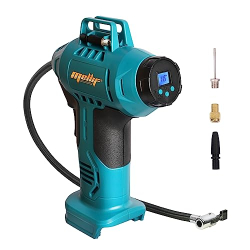 Аккумуляторный компрессор Mellif для Makita 18 В — аккумуляторный насос с давлением 160 фунтов на квадратный дюйм и автоматической остановкой