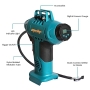 Mellif Akku-Kompressor für Makita 18 V – Akku-Pumpe mit 160 PSI und automatischem Stopp