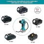 Mellif Akku-Kompressor für Makita 18 V – Akku-Pumpe mit 160 PSI und automatischem Stopp