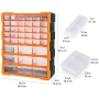 Organizer for tools and materials with removable containers