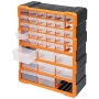 Organizer for tools and materials with removable containers