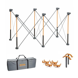 Bora Duizendpoot 2x4 para su lugar de trabajo y una tabla portátil | Accesorios de caballete para mujeres, incluida olla de acero plegable