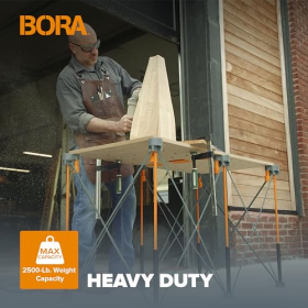 Bora Duizendpoot 2x4 for your workplace and a portable board | Sawhorse accessories for women, including folding steel pot