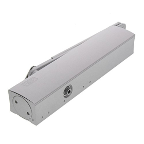 Cierrapuertas Burg-Wächter TS 4000 VS: resistente con ajuste continuo para puertas de hasta 180 kg, plateado