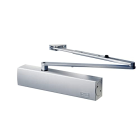 Cierrapuertas Burg-Wächter TS 4000 VS: resistente con ajuste continuo para puertas de hasta 180 kg, plateado