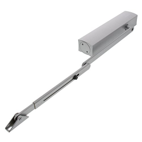 Cierrapuertas Burg-Wächter TS 4000 VS: resistente con ajuste continuo para puertas de hasta 180 kg, plateado