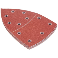 Bosch 2 609 256 A64 Juego de hojas de lija, 10 piezas, para multilijadora
