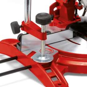 Einhell TC-MS 2112 mitre saw (max. 1,600 W, 5,000 rpm, high-quality carbide-tipped saw blade, rotating table with 45° left/right angle adjustment)