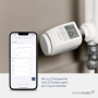 Homematic IP Smart Home Heizkörperthermostat, digitaler Thermostat Heizung, Heizungsthermostat, Steuerung per App, Alexa & Google Assistant,