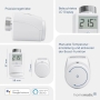 Homematic IP Smart Home termostato radiador, termostato calefacción digital, termostato calefacción, control vía app, Alexa & Google Assistant,