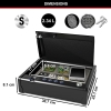 MASTER LOCK Biometric Compact Safe [Fingerprint and Combination Opening] MLD08EB – Ideal for valuables, electronic devices, small items, handguns