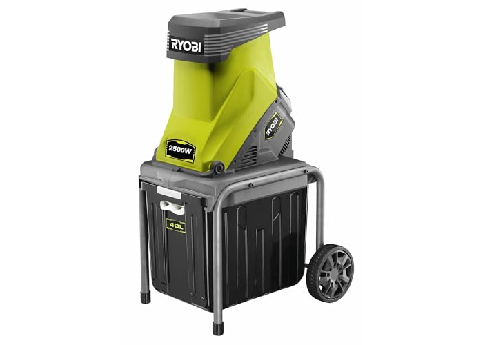 RYOBI Broyeur de Végétaux RSH2545B – Motor 2500 W, System zur Kühlung, Stauraum 40 l, Roues de Transport, Ideal Branches, Déchets Verts, Jeunes Pousses und Taille der Saison RYOBI Broyeur de Végétaux RSH2545B – Motor 2500 W, System zur Kühlung, Stauraum 40 l, Roues de Transport, Ideal Branches, Déchets Verts, Jeunes Pousses und Taille der Saison