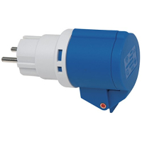 The adapter itself is not a voltage or frequency converter